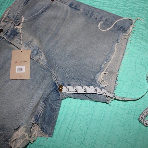 AG-ED Denim Womens Clove High Rise Shorts Baggy Vintage Inspired Size 26  NWT - Picture 10 of 10